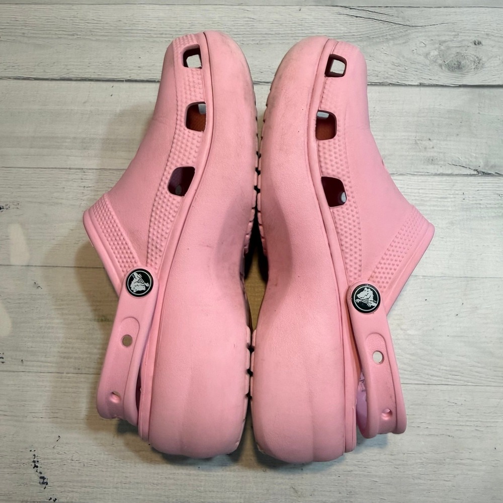 Crocs Classic Platform clog pink women's size 8 - Picture 5 of 12